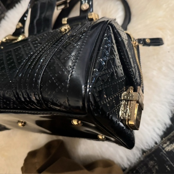 Gucci Babouska studded Black Patent Leather Shoulder Bag - Picture 16 of 16